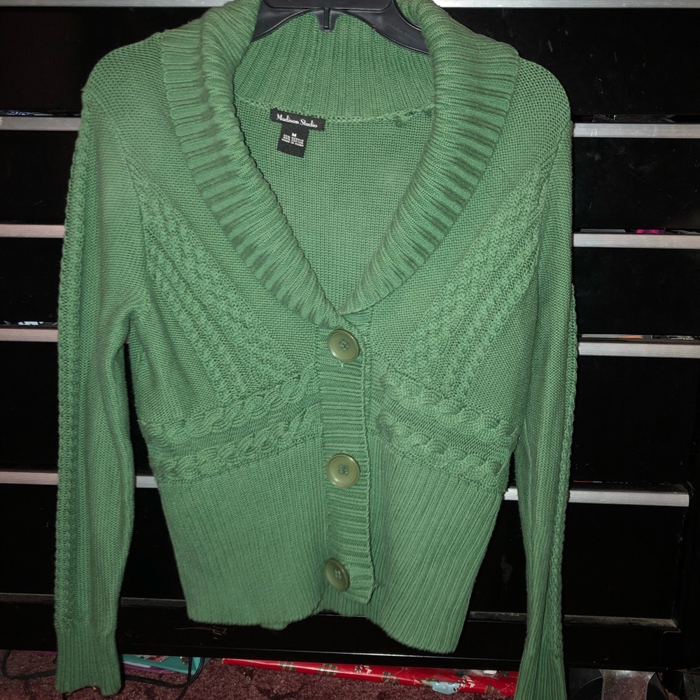 Madison Studio Green Cardigan